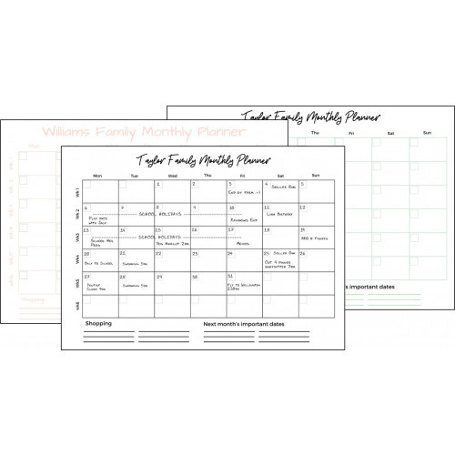 Monthly Planner